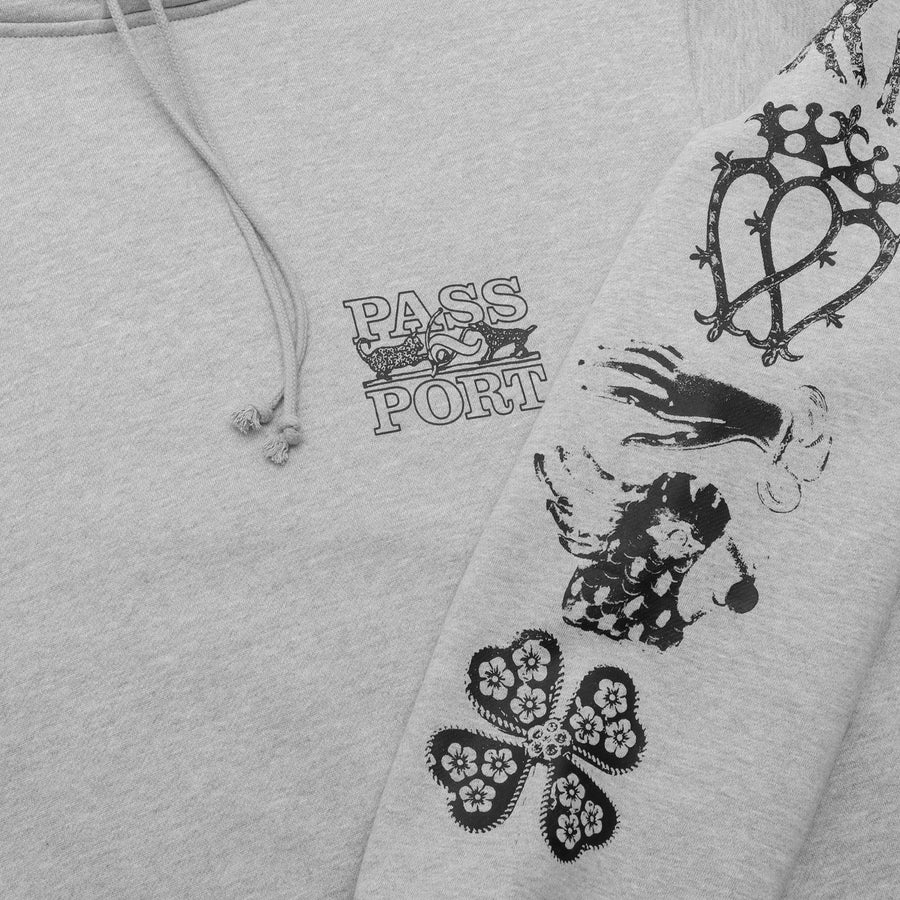 Pass Port Trinkets Hoodie - Ash