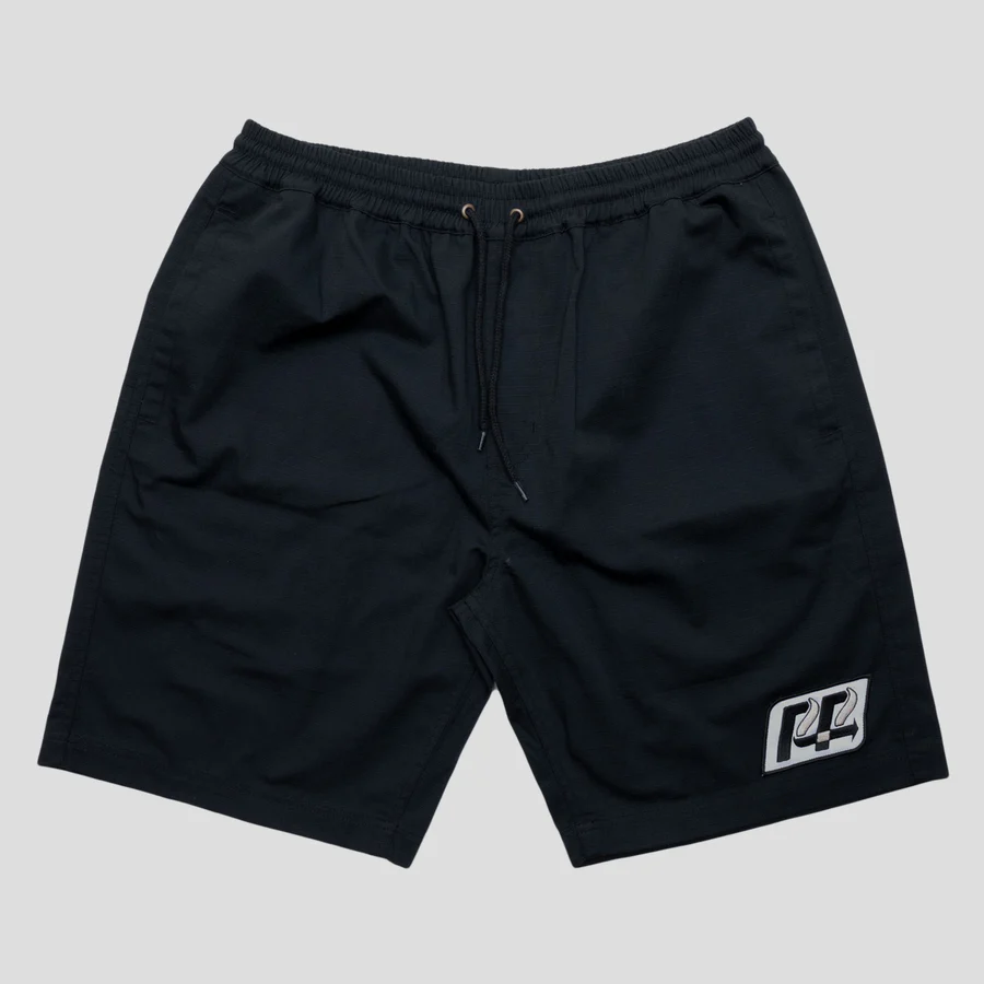 Pass Port Transport Ripstop Delivery Short - Black
