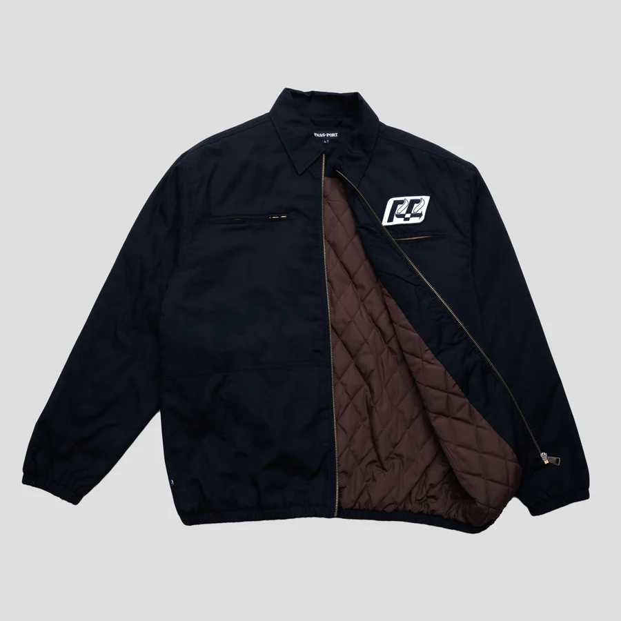 Pass Port Transport Ripstop Delivery Jacket - Black