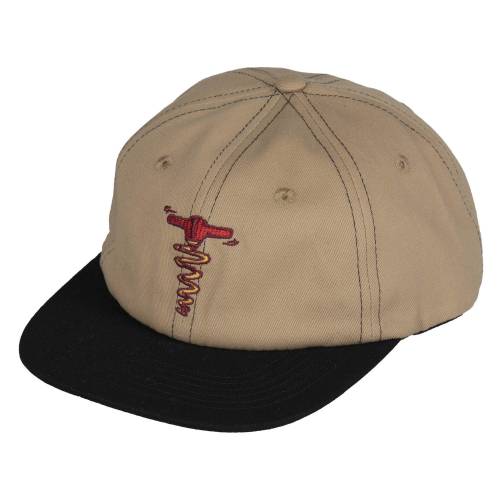 Pass Port Corkscrew 5 Panel Cap - Sand / Black
