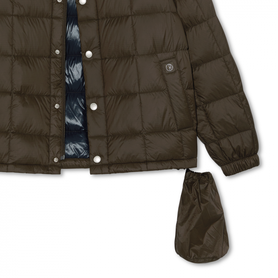 Polar Lightweight Puffer Jacket - Brown