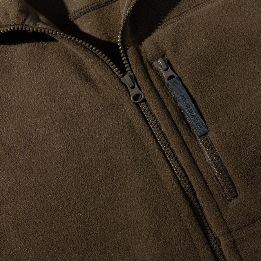 Polar Basic Fleece Vest - Brown