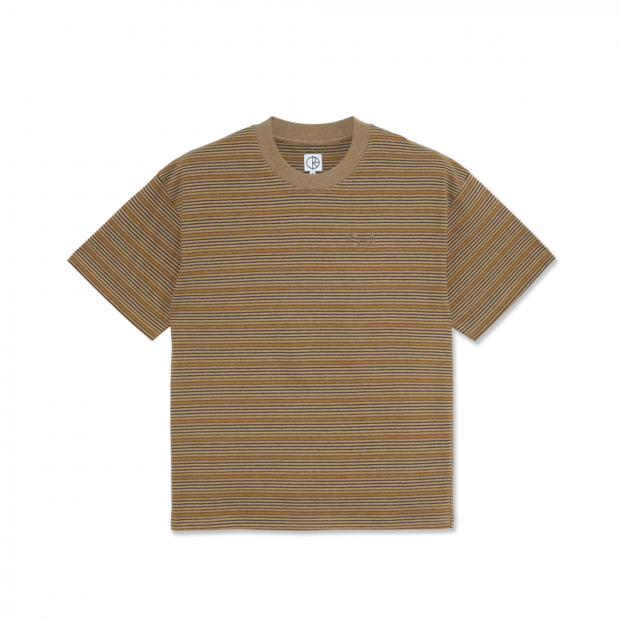 Polar Stripe Surf T-Shirt - Camel