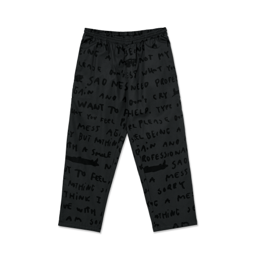 Polar Sad Notes Surf Pants - Graphite