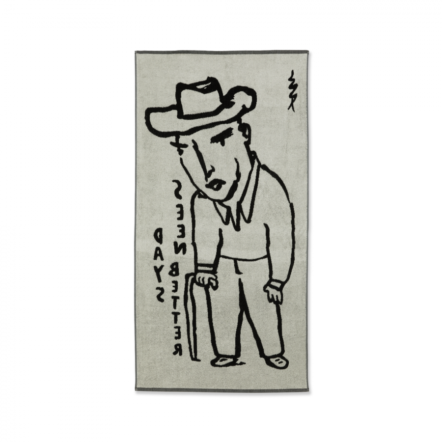 Polar Seen Better Days Bath Towel - Black