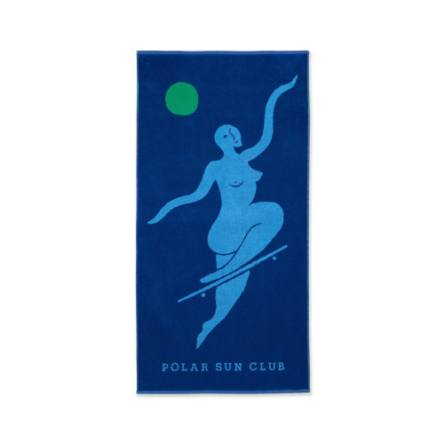Polar No Complies Forever Bath Towel - Egyptian Blue