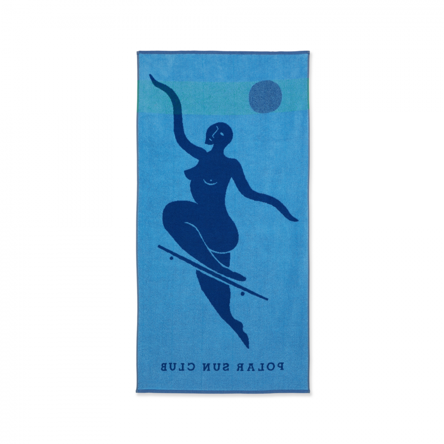 Polar No Complies Forever Bath Towel - Egyptian Blue