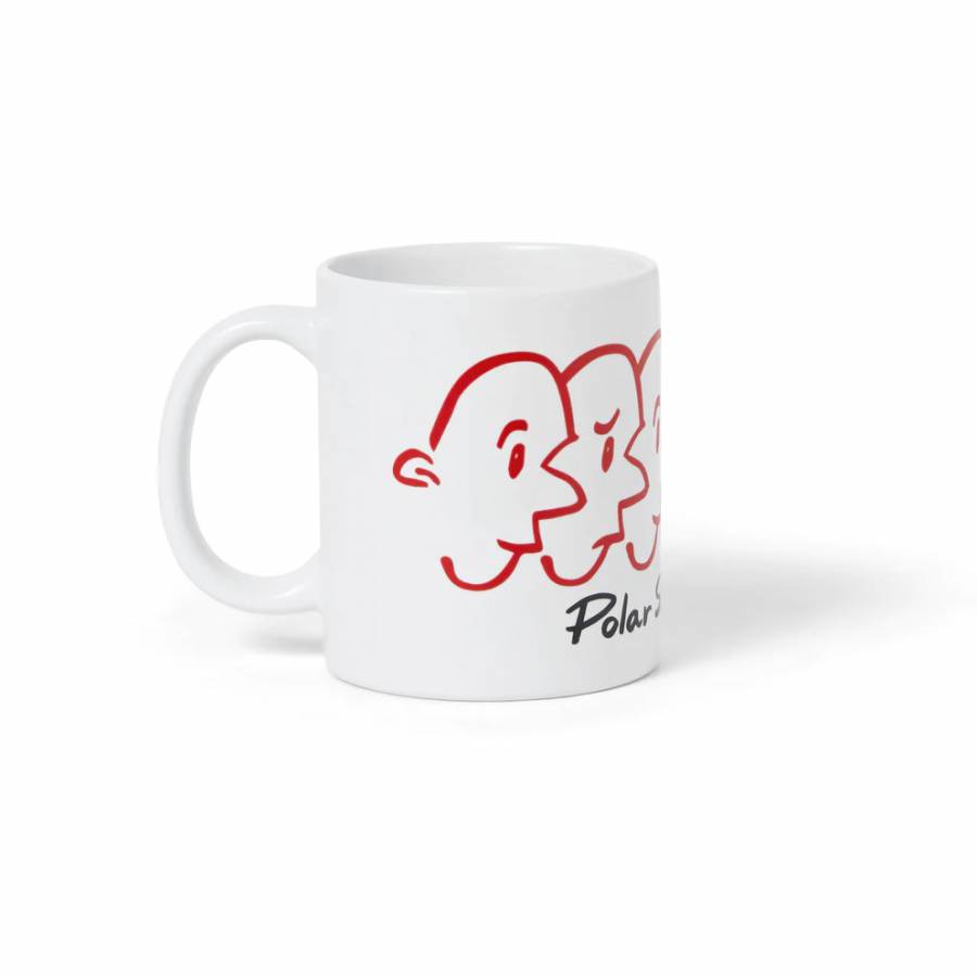 Polar Faces Mug - White