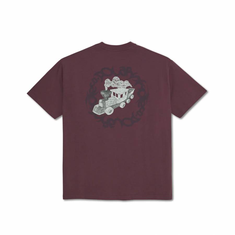 Polar Hijack T-Shirt - Plum