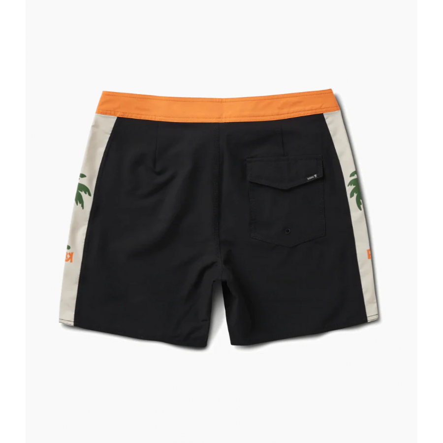 Roark Passage Panel Tamaroa 17" Boardshort - Black
