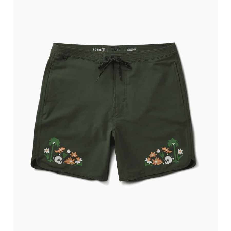 Roark Chiller Atoll 17" Boardshort - Dark Mil...