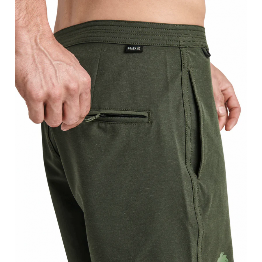 Roark Chiller Atoll 17" Boardshort - Dark Military