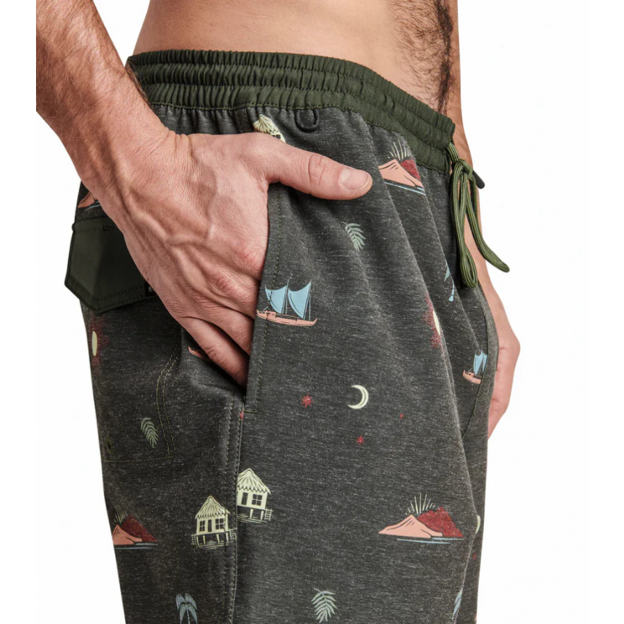 Roark Shorey Te Fenua 16" Boardshort - Dark Military