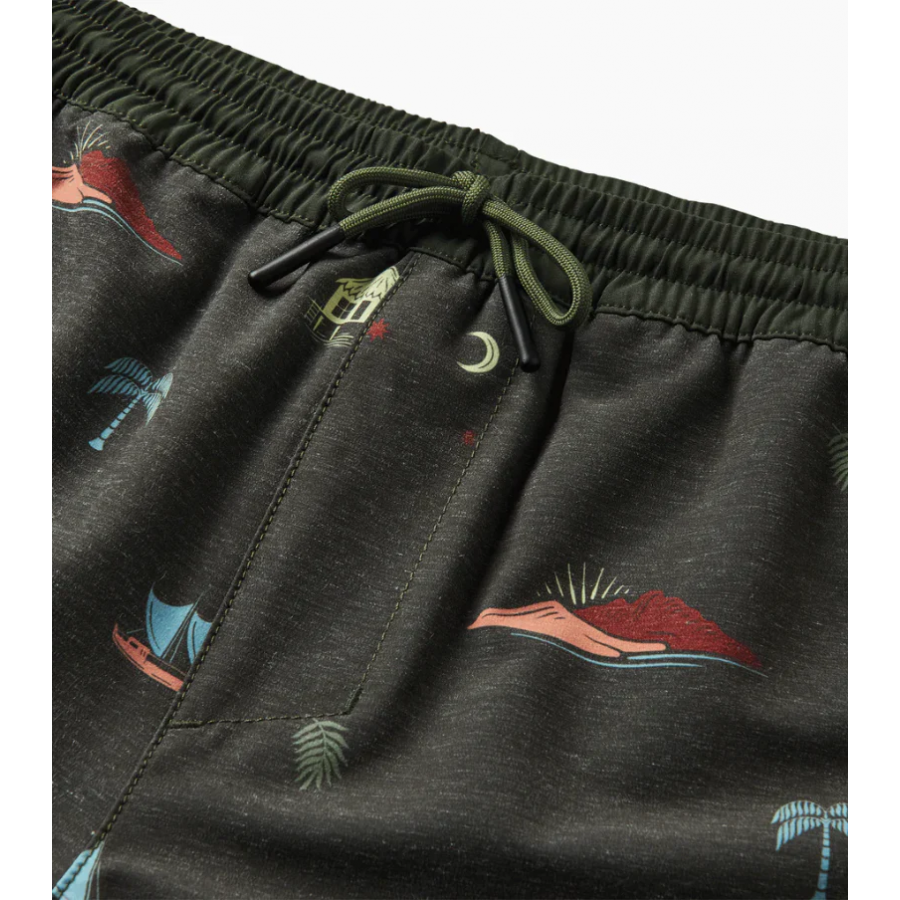 Roark Shorey Te Fenua 16" Boardshort - Dark Military