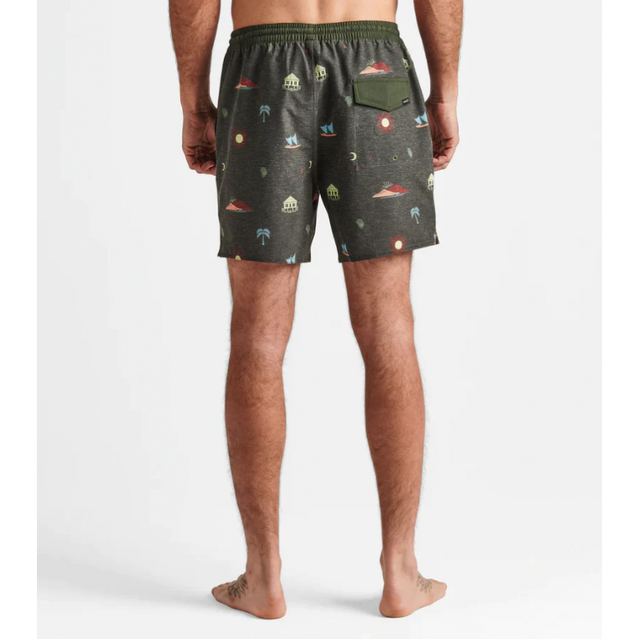 Roark Shorey Te Fenua 16" Boardshort - Dark Military