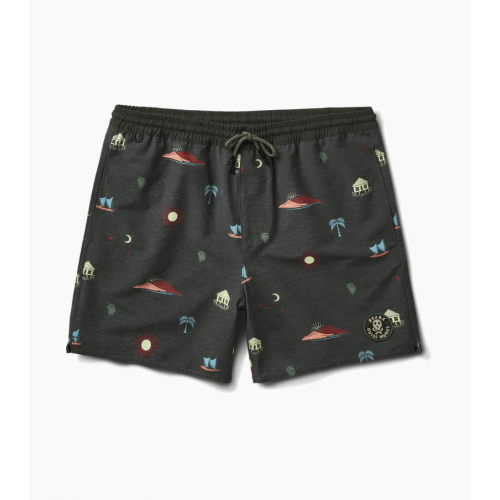 Roark Shorey Te Fenua 16" Boardshort - Dark Military