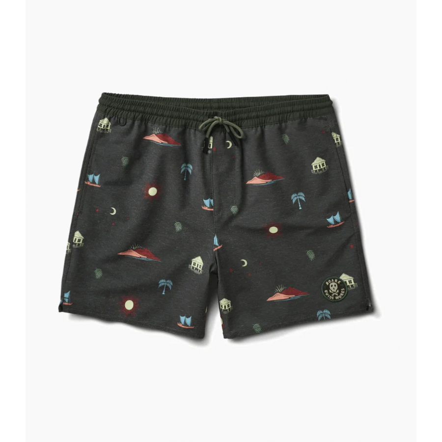 Roark Shorey Te Fenua 16" Boardshort - Dark M...