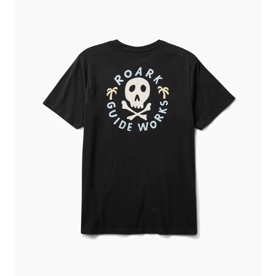 Roark Guideworks Skull Organic T-Shirt - Black