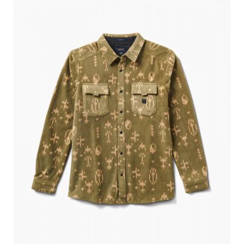 Roark Polar Diablo Long Sleeve Flannel - Dusty Green Ikigai