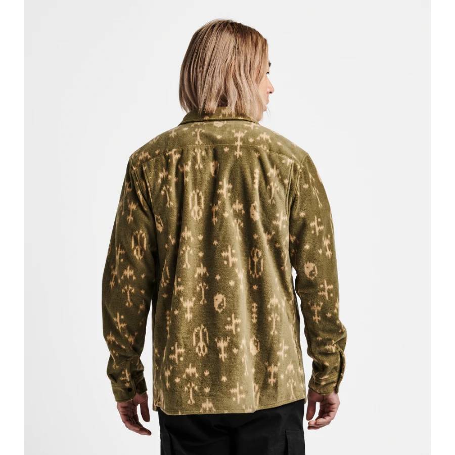 Roark Polar Diablo Long Sleeve Flannel - Dusty Green Ikigai