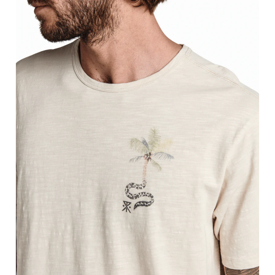 Roark Take a Hike Organic Tee T-shirt - Bone