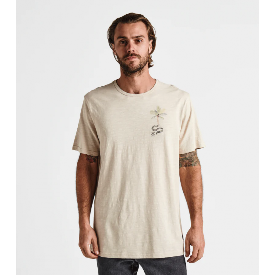 Roark Take a Hike Organic Tee T-shirt - Bone