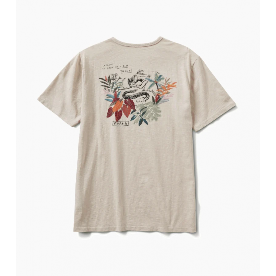 Roark Take a Hike Organic Tee T-shirt - Bone