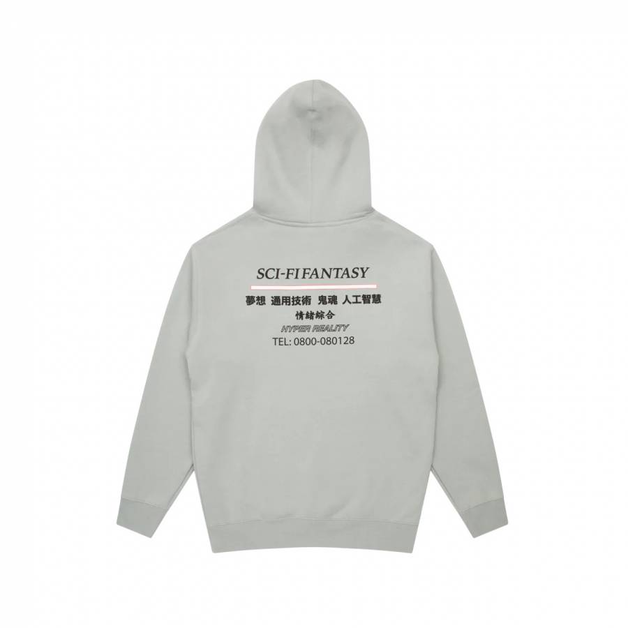 Sci-Fi Fantasy Industrial Hoodie - Sage