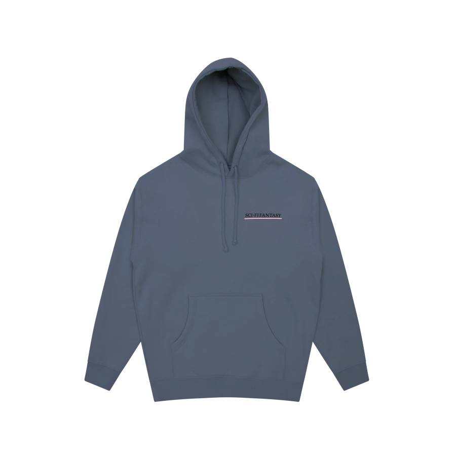 Sci-Fi Fantasy Industrial Hoodie - Storm Blue