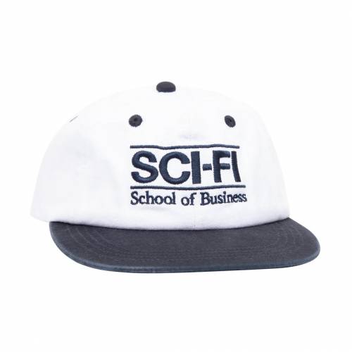 Sci-Fi Fantasy School Of Business Hat - White / Navy