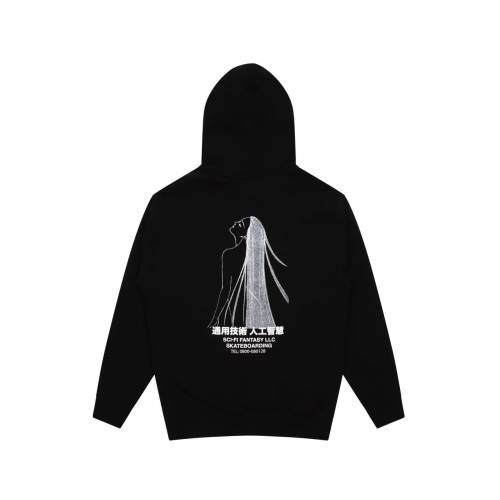 Sci-fi Fantasy Spiritual Darkness Zip Hoodie - Black