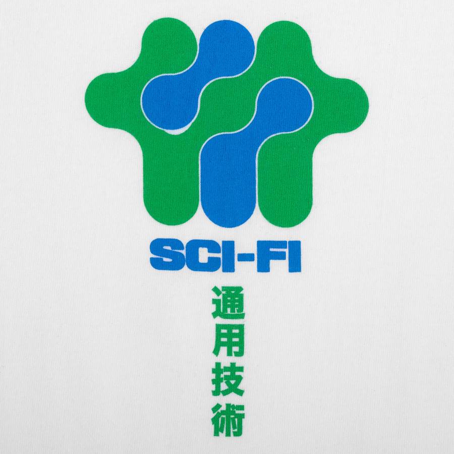 Sci-Fi Fantasy Business Model T-Shirt - White
