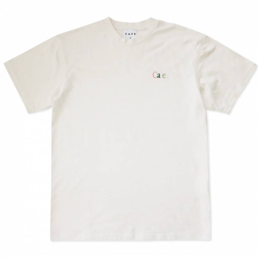 Skateboard Cafe JLH Wayne T-Shirt - Cream
