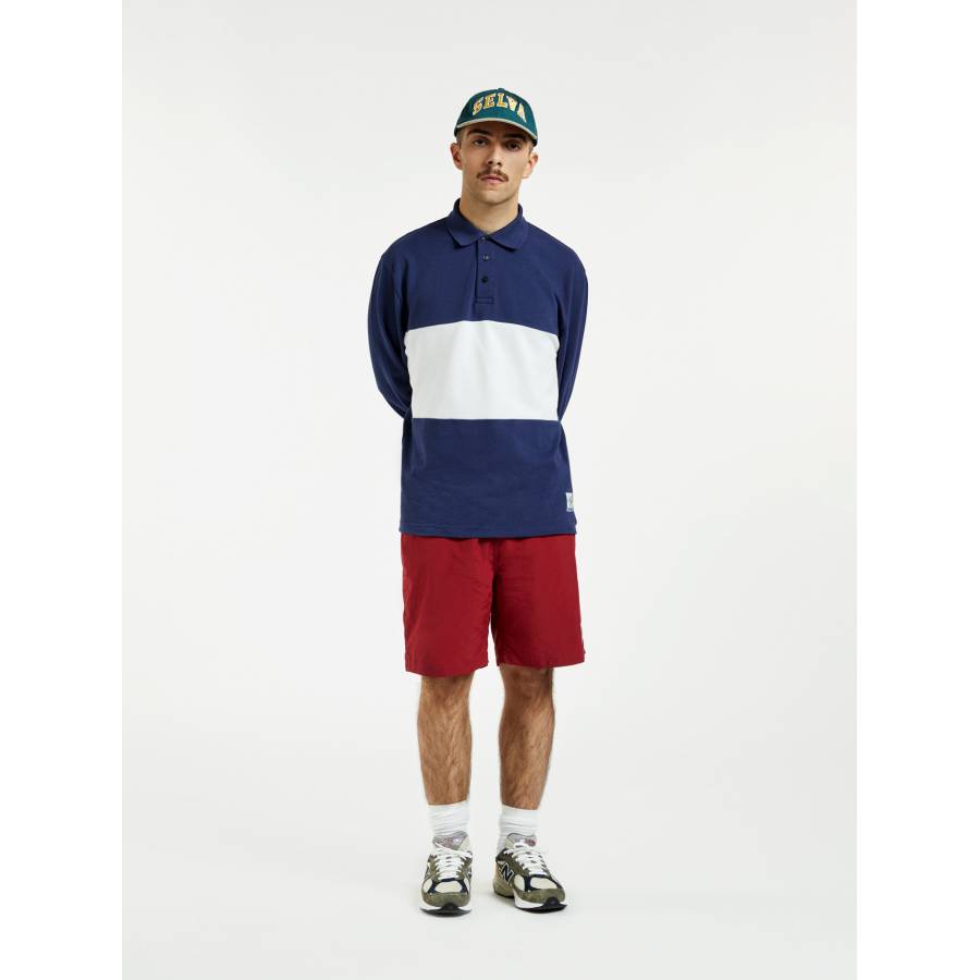 Selva Beachfront Rugby Polo - Dark Navy