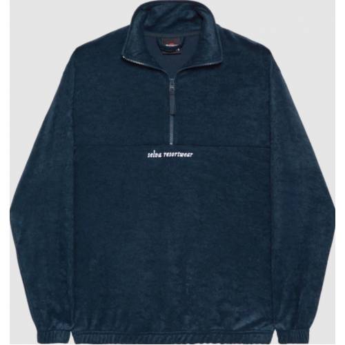 Selva Paradis Au Soleil Zip Up - Dark Navy