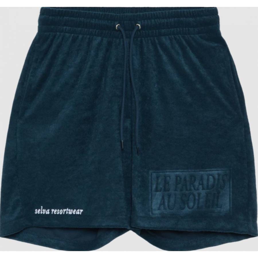 Selva Paradis Au Soleil Shorts - Dark Navy