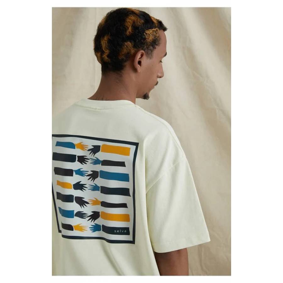 Selva Handshake T-Shirt - Bamboo