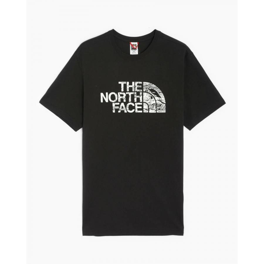 The North Face S/S  Woodcut Dome Tee - TNF Black The North Face S/S  Woodcut Dome Tee - TNF Black