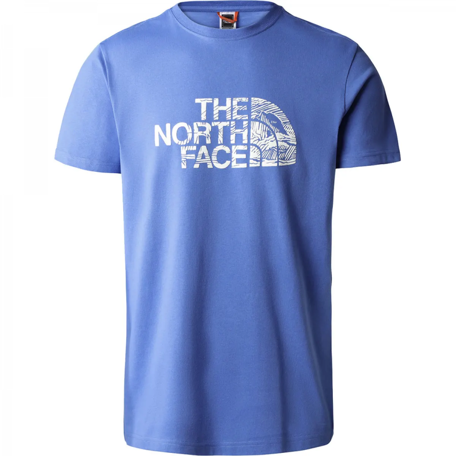 The North Face S/S  Woodcut Dome Tee - Super Sonic... The North Face S/S  Woodcut Dome Tee - Super Sonic...