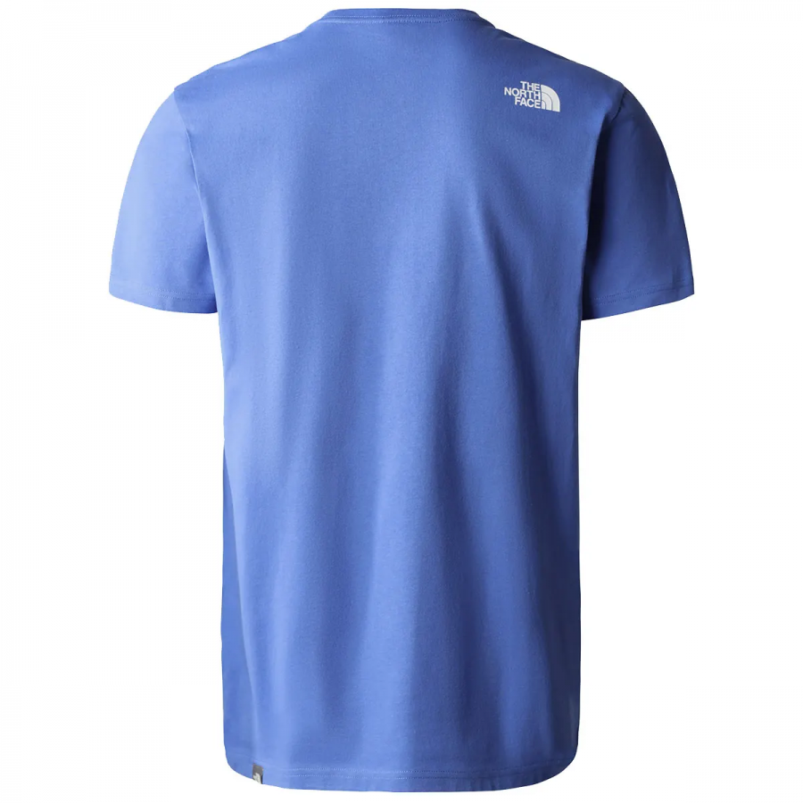 The North Face S/S  Woodcut Dome Tee - Super Sonic Blue