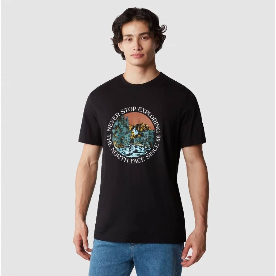 The North Face Graphic T-shirt - TNF Black / Brandy Brown