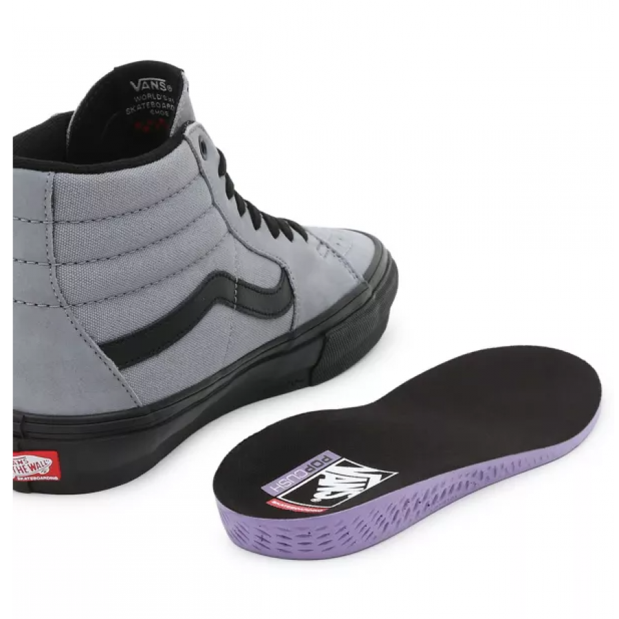 Vans Skate SK8-HI - Nubuck Washed Blue / Black