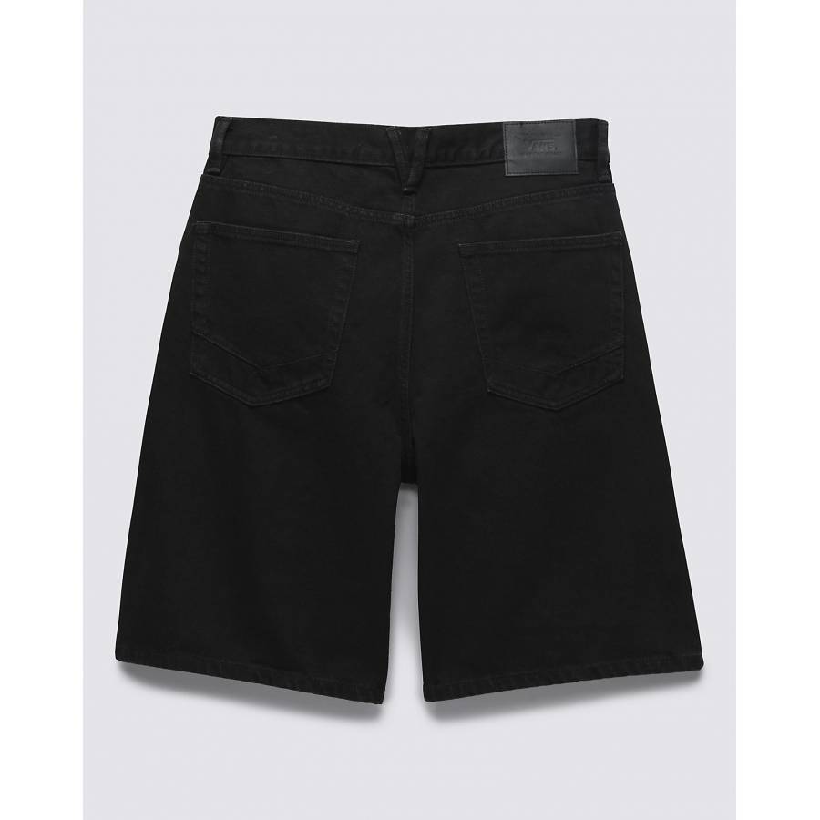 Vans Covina 5 Pocket Baggy Denim Shorts - Washed Black