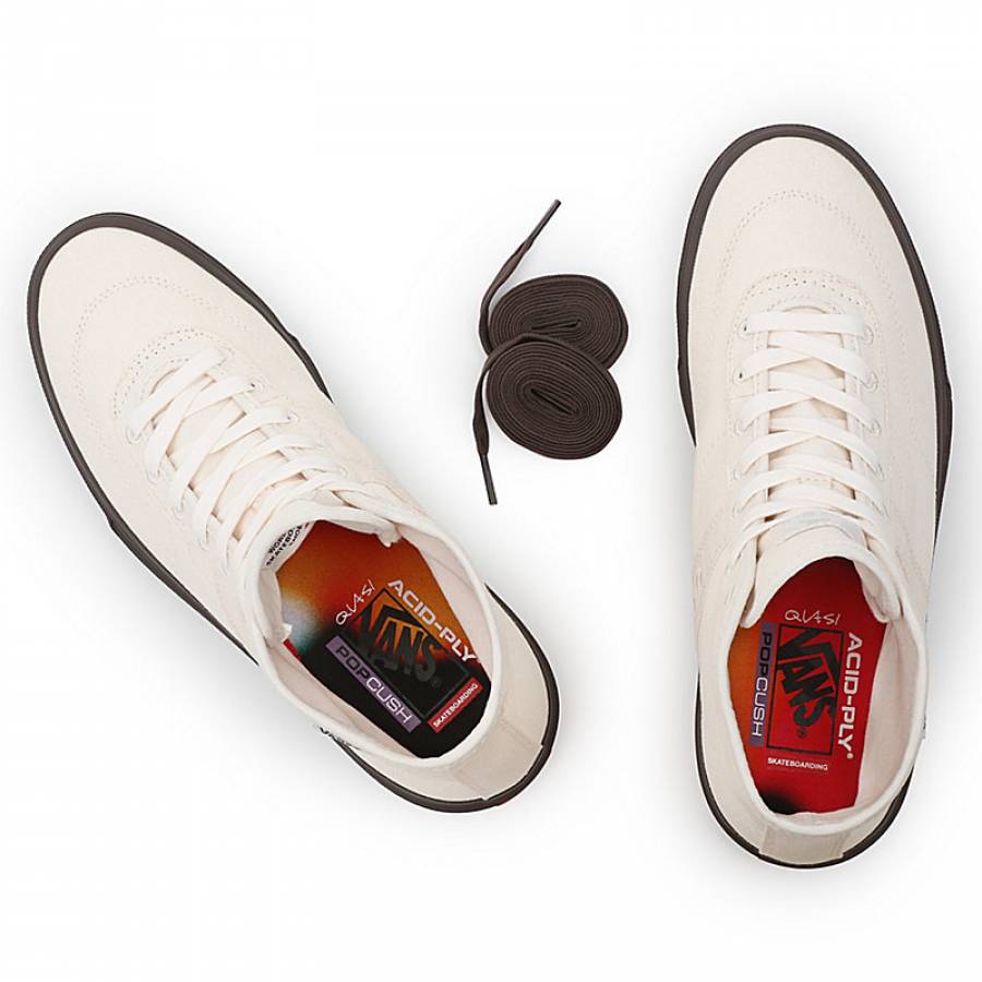 Vans X Quasi Crockett High Decon Shoes - White