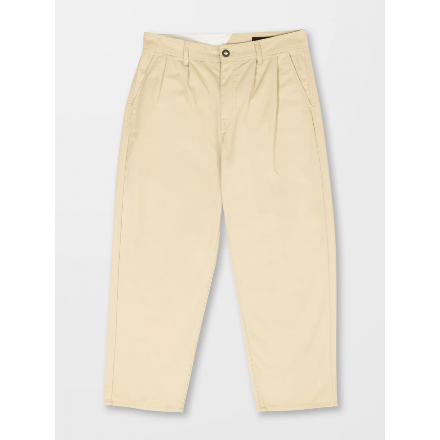 Volcom Pleated Chino Pants - Almond