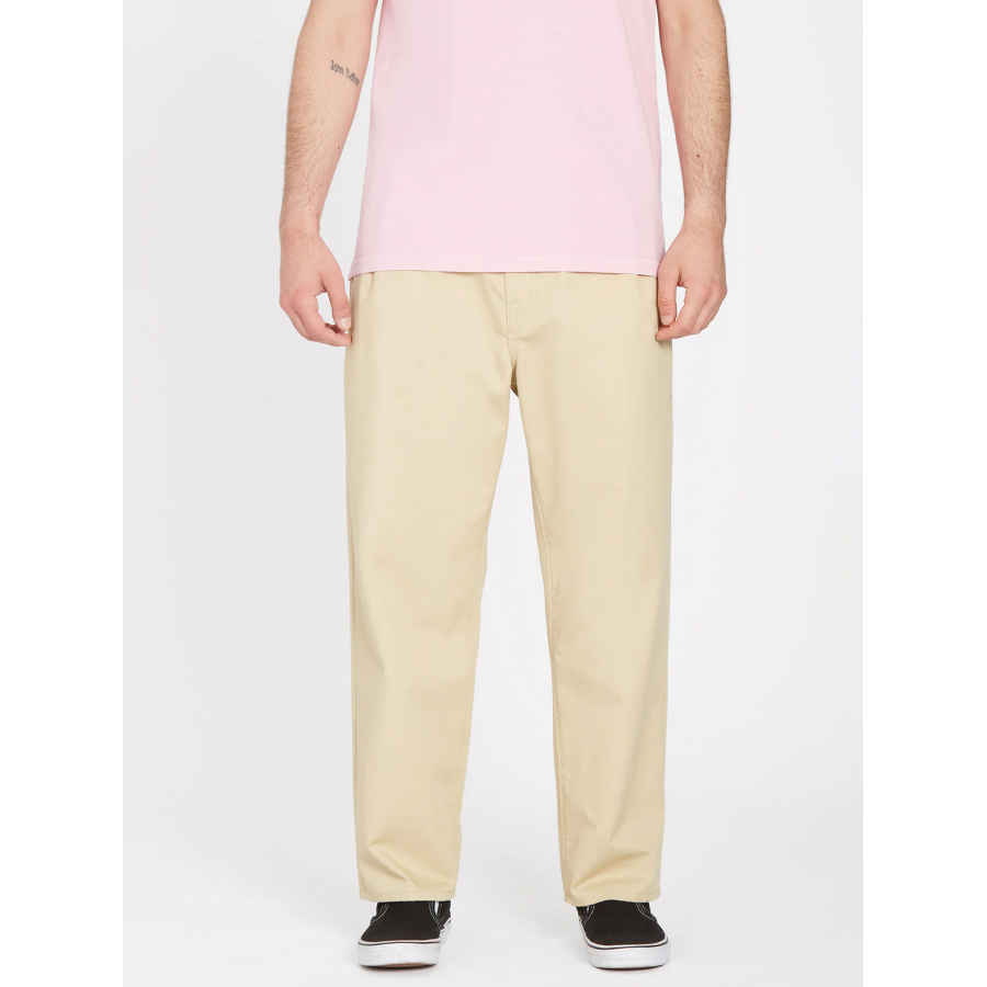 Volcom Pleated Chino Pants - Almond