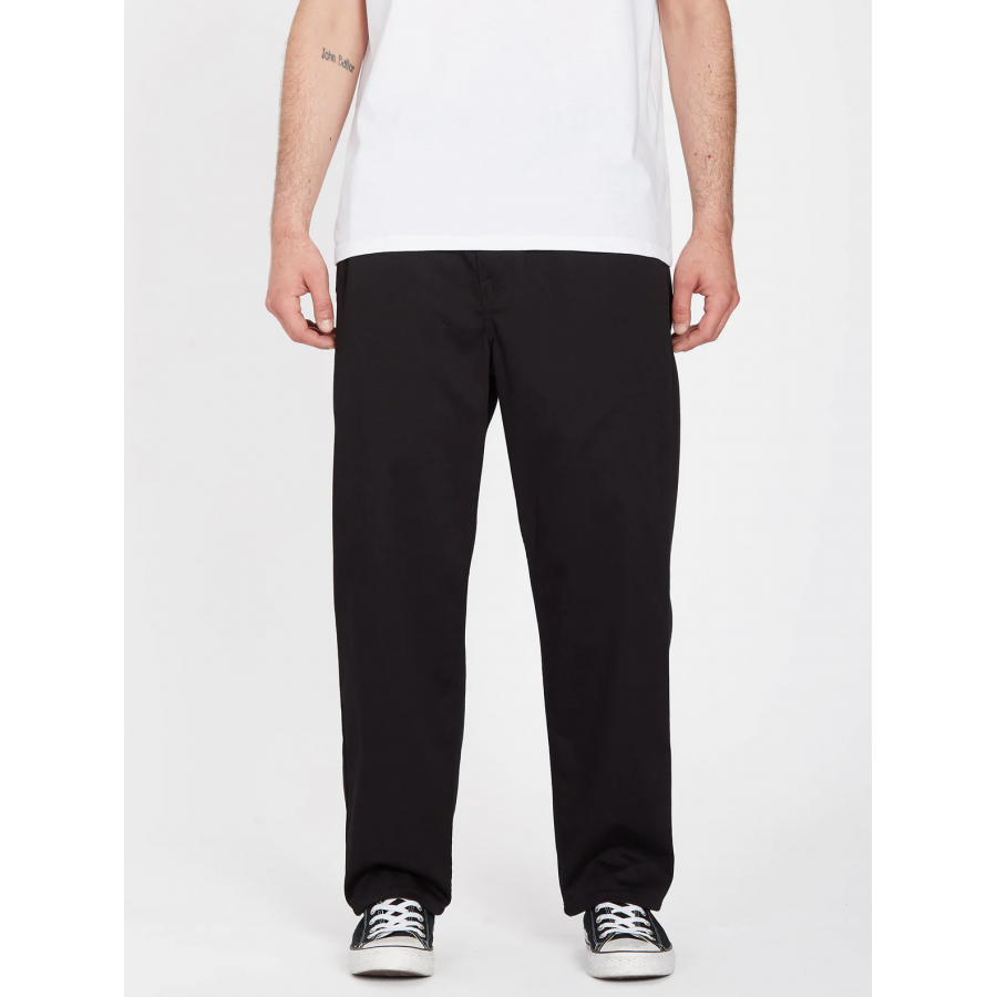Volcom Pleated chino trousers - Black