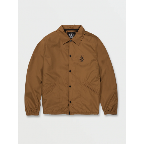 Volcom Skate Vitals Water Resistant Coach Jacket - Rubber