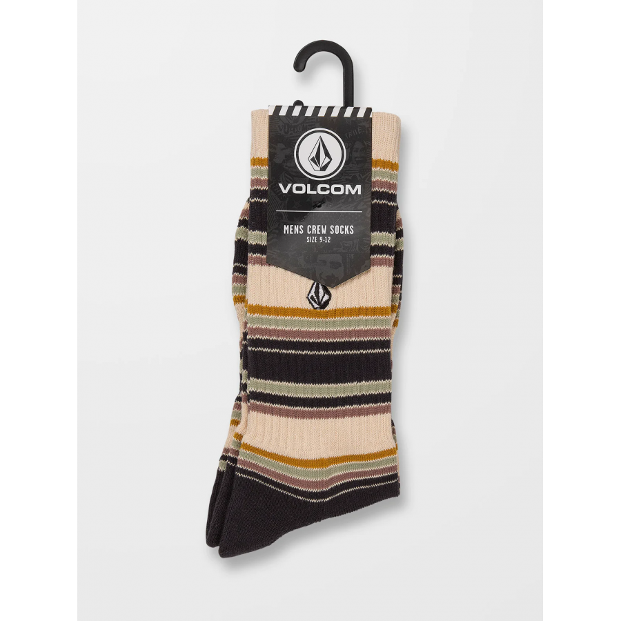 Volcom Stripes Socks - Seagrsss Green