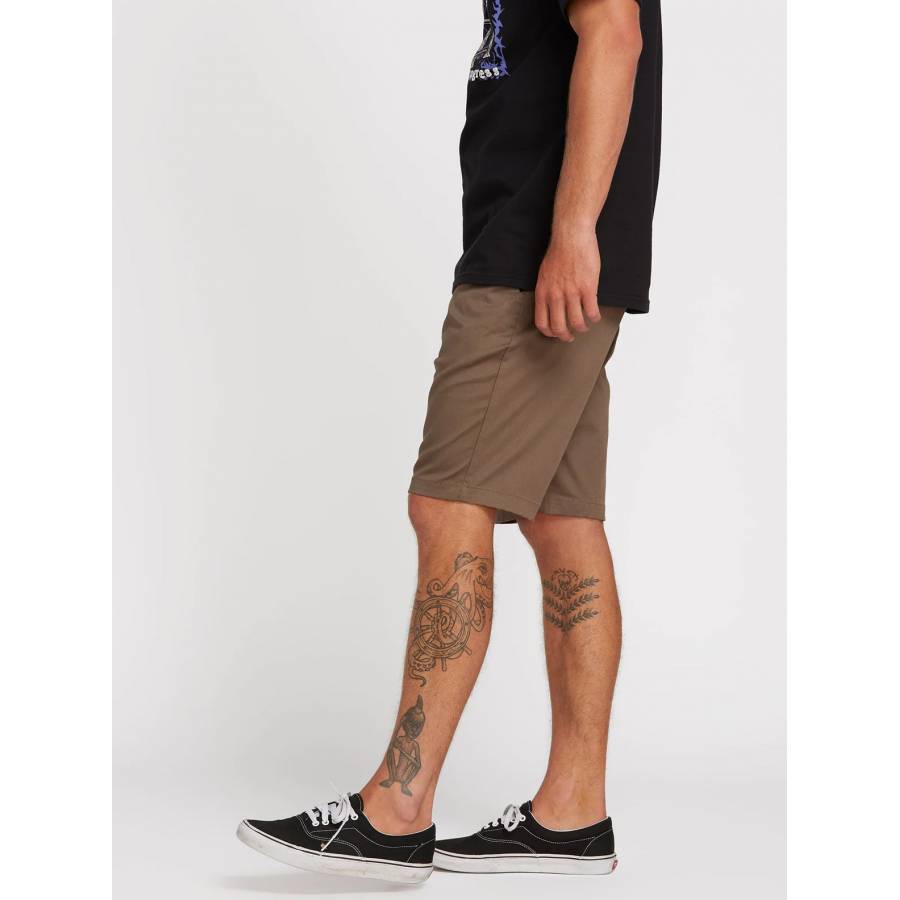 Volcom Frickin Modern Stretch 21" Short - Mushroom